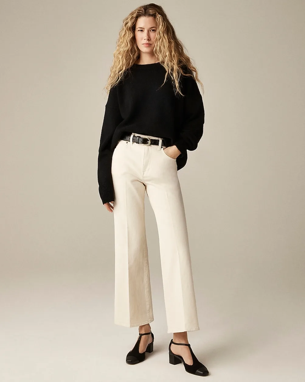 Charley Kickout Cropped Jean