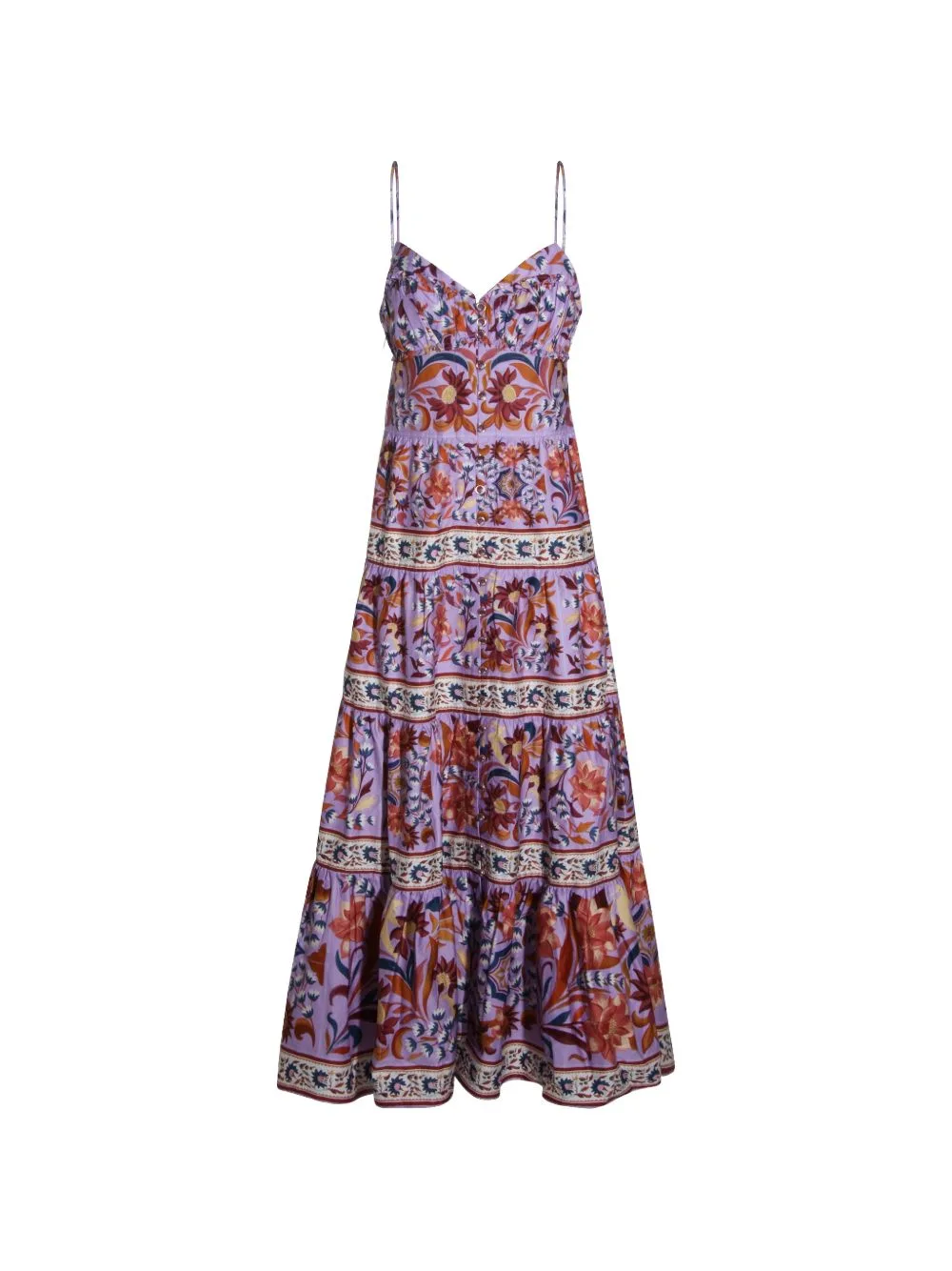 Button Floral Dress by FARM Rio