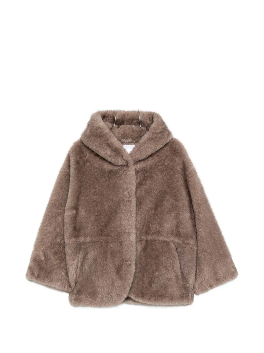 Hooded Faux-Fur Coat by Cenere GB