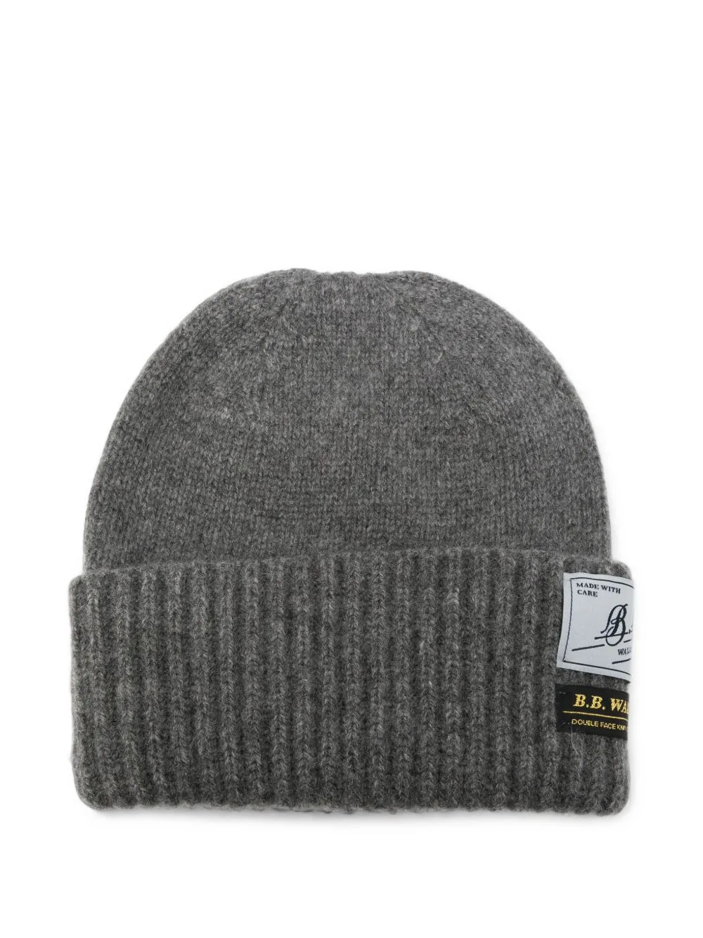 Peyton Ribbed-Knit Beanie Hat by B.B. Walace
