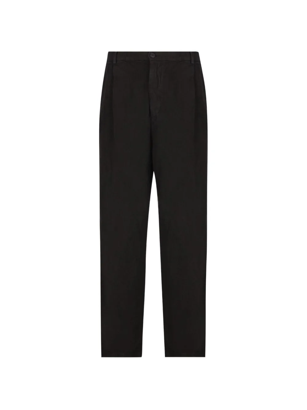 Pleated Logo-Patch Trousers