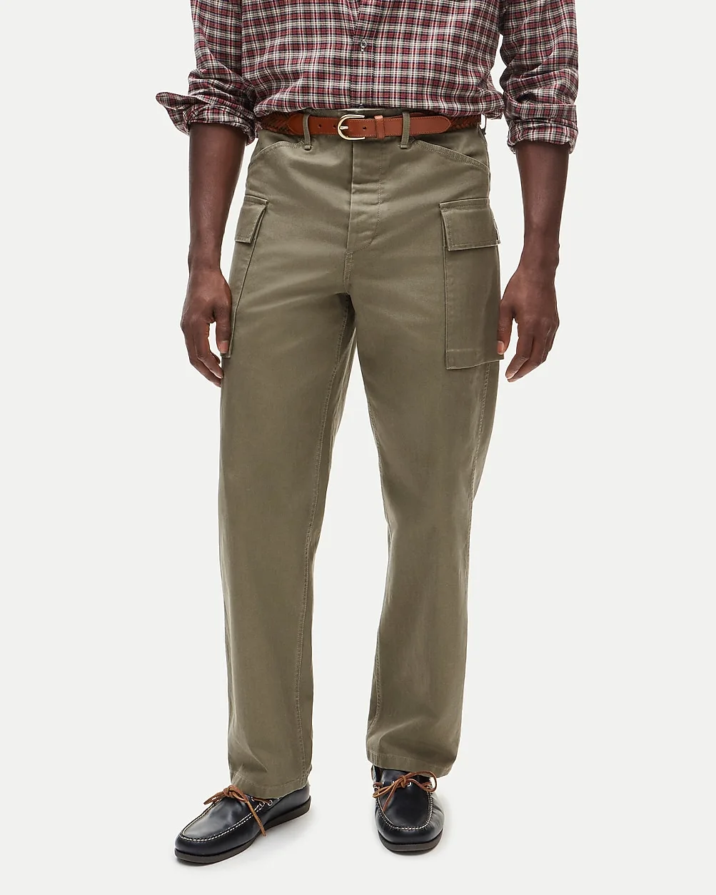 Utility Cargo Pant in Herringbone Cotton by J.Crew