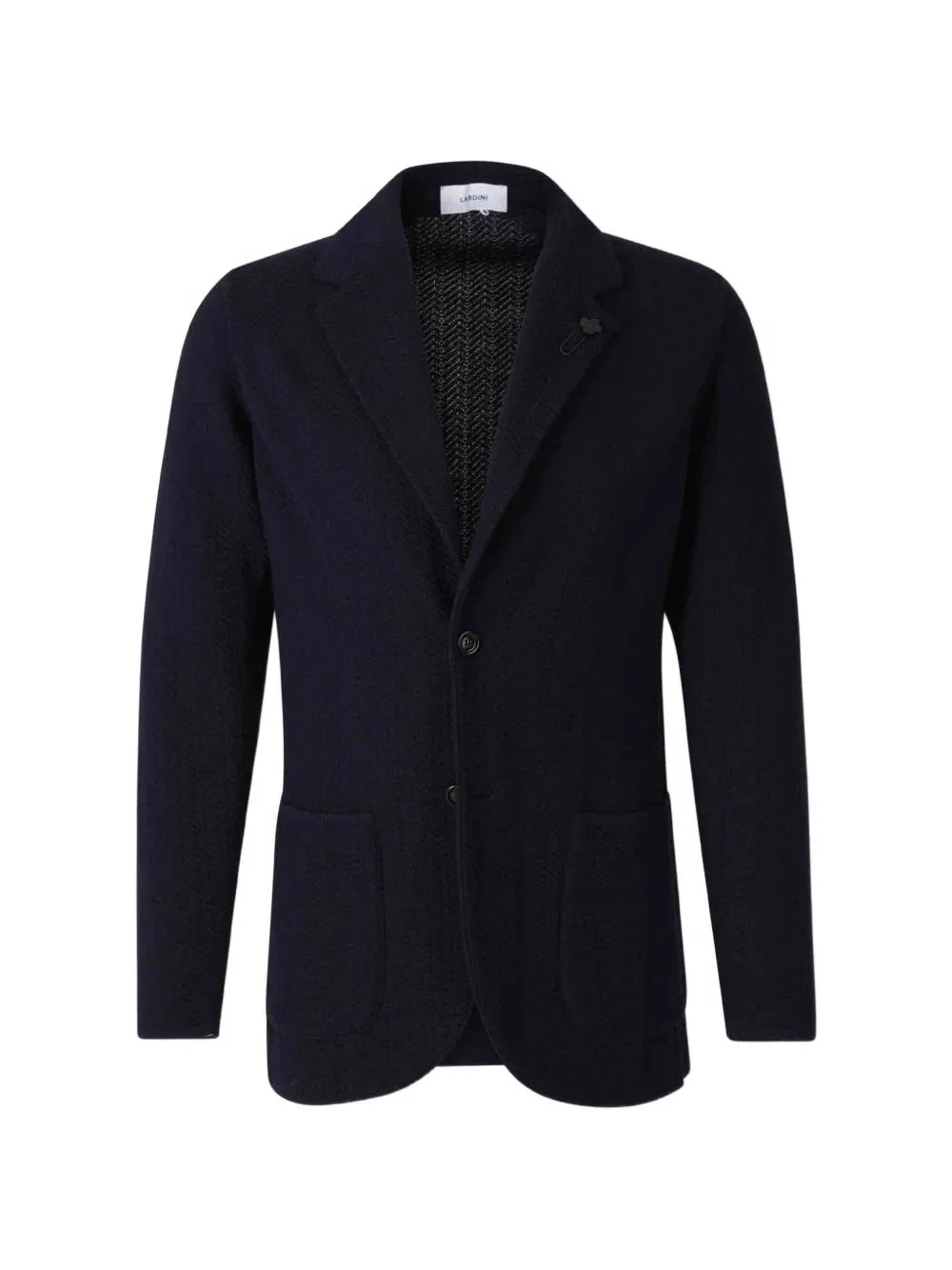 Herringbone-Knit Virgin Wool Jacket by Lardini