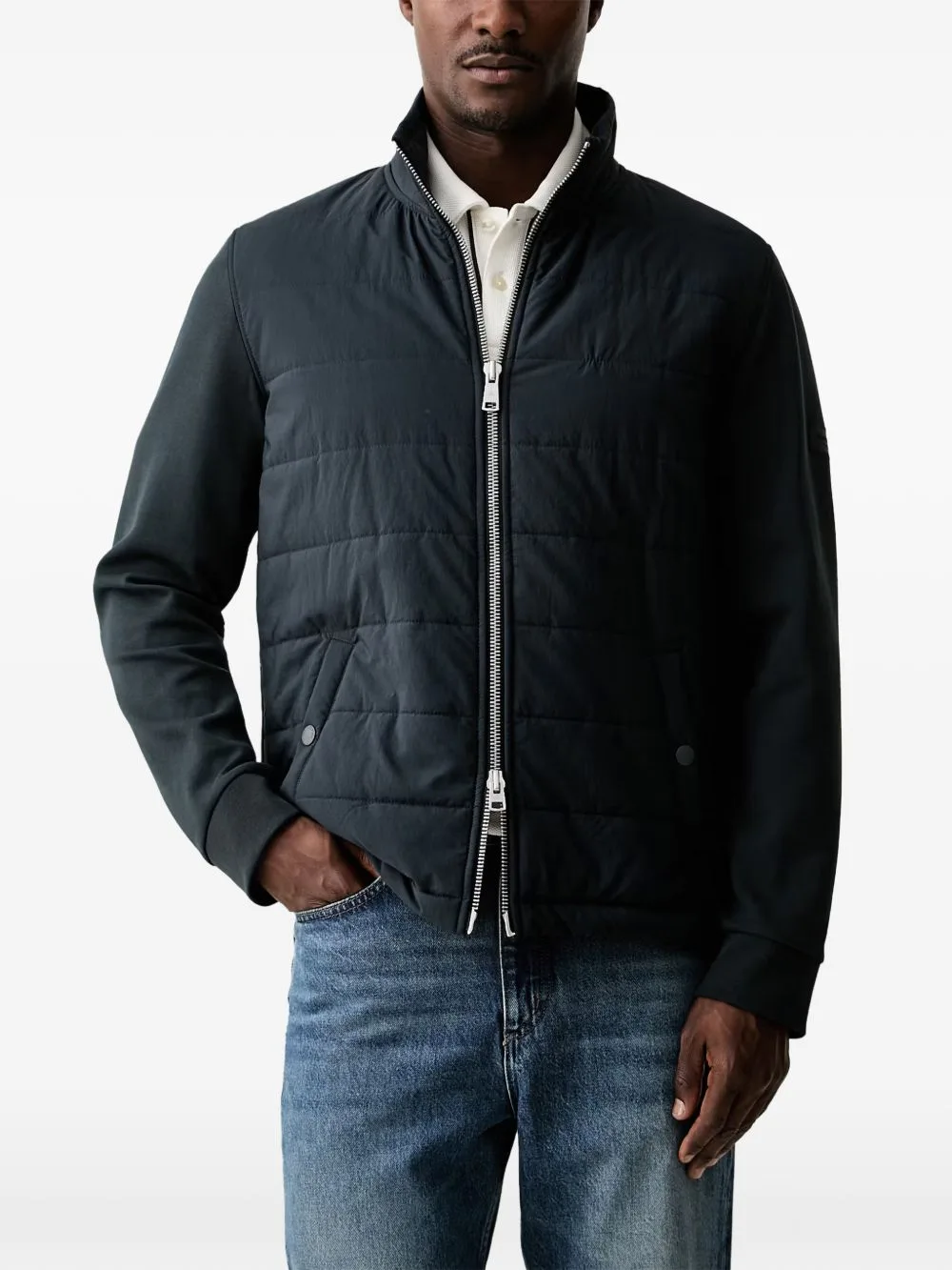 Quilted High-Neck Jacket by Marc O'Polo