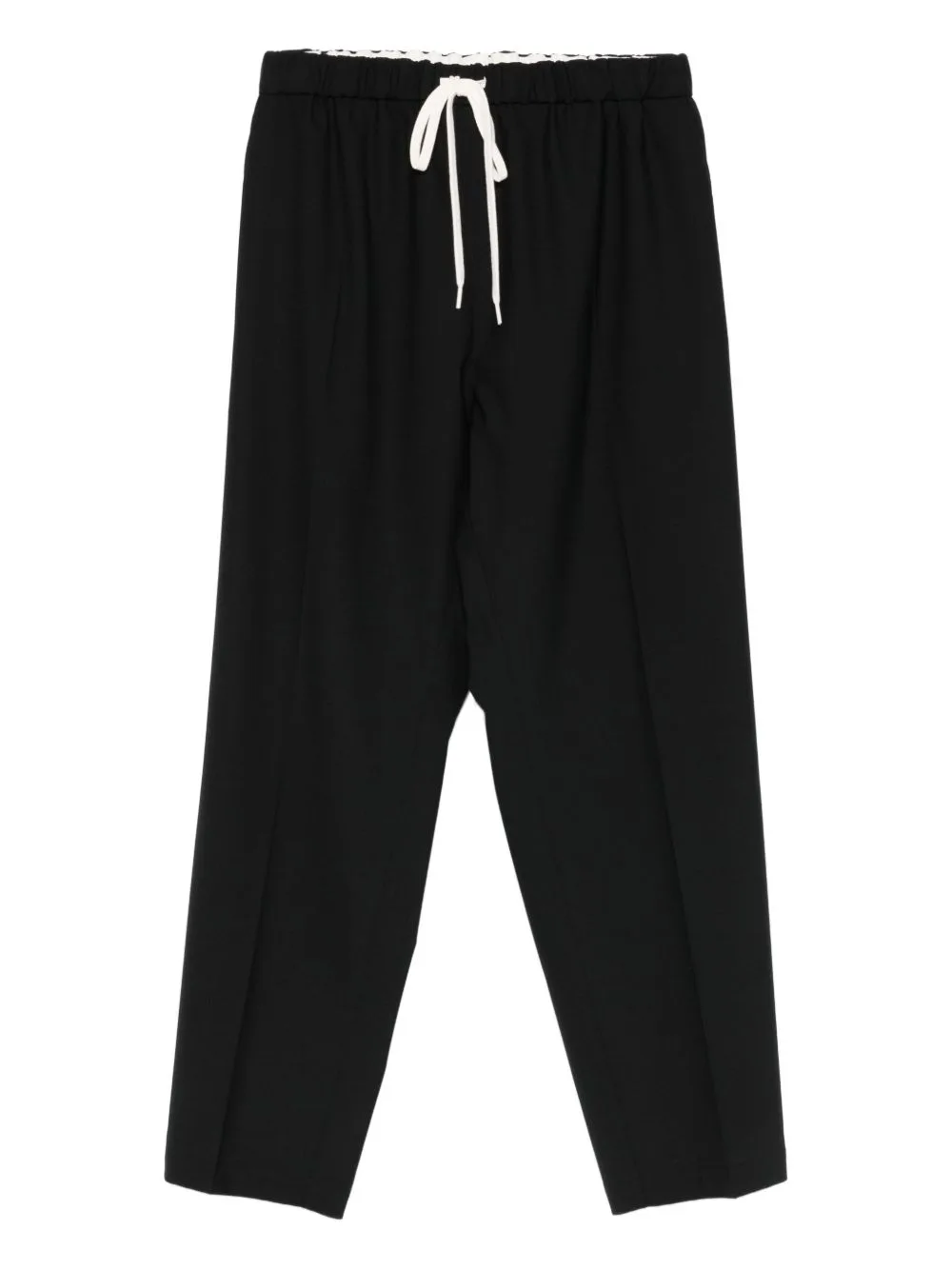 Tailored Wool-Blend Trousers