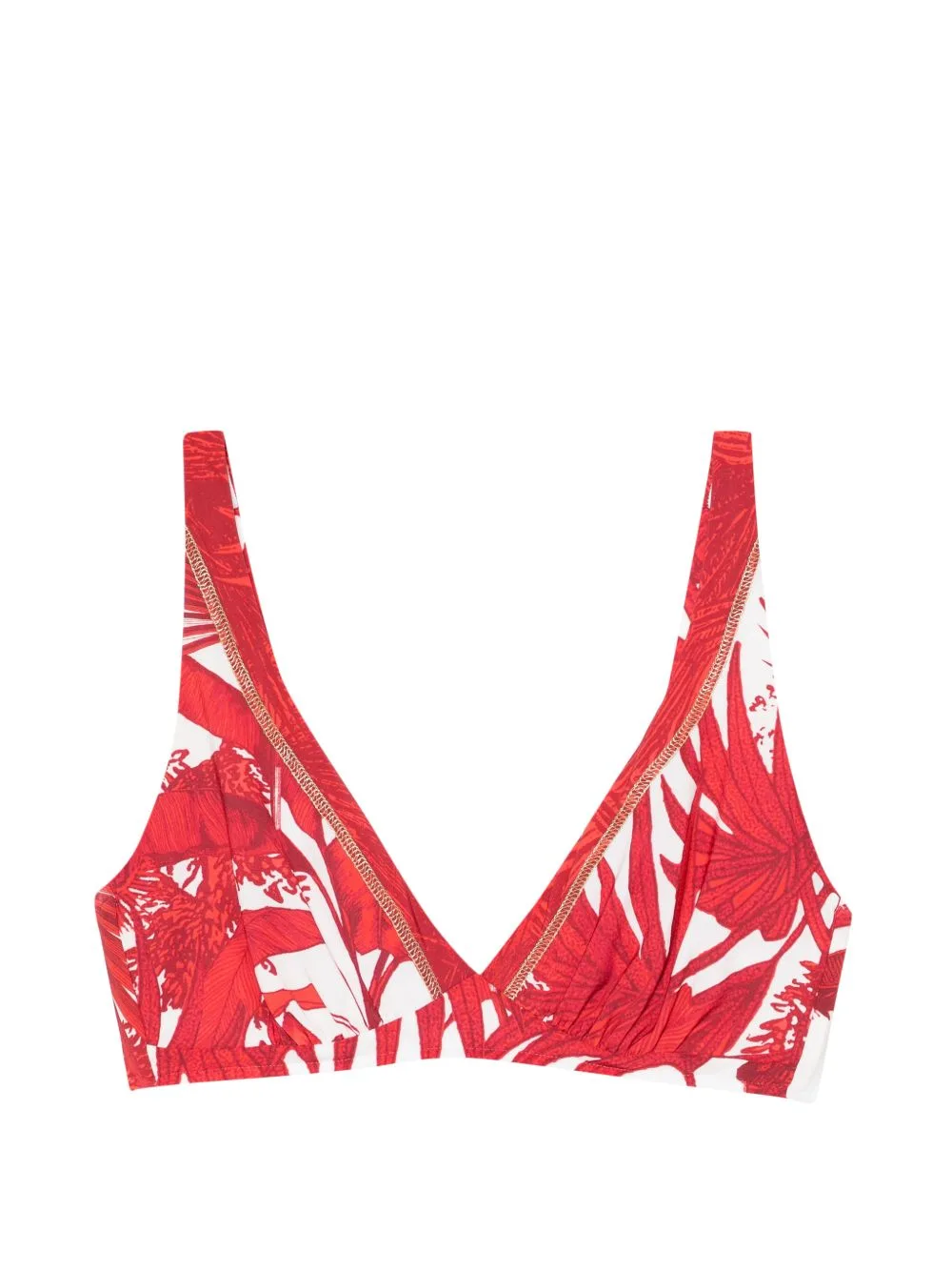 Floral-Print Bikini Top by Maryan Mehlhorn