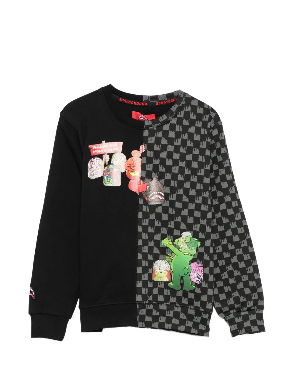 Check-Print Sweatshirt by Sprayground