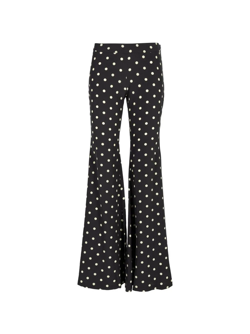 Polka-Dot Flared Trousers by Francoise Pinton - Paris