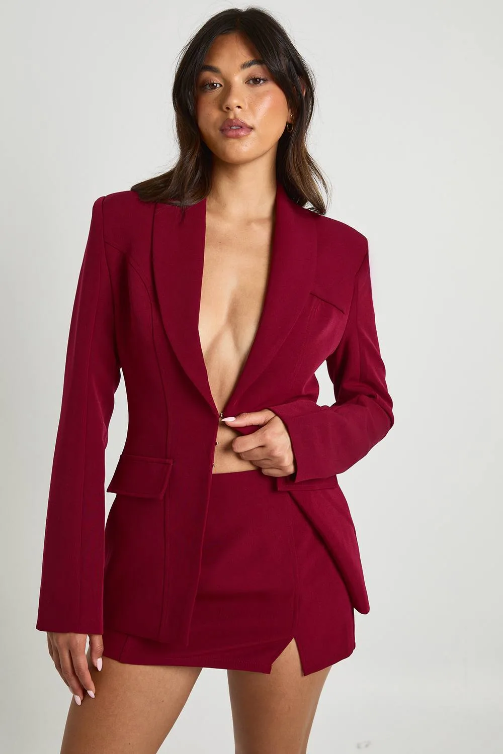 Split Front Micro Mini Skirt
