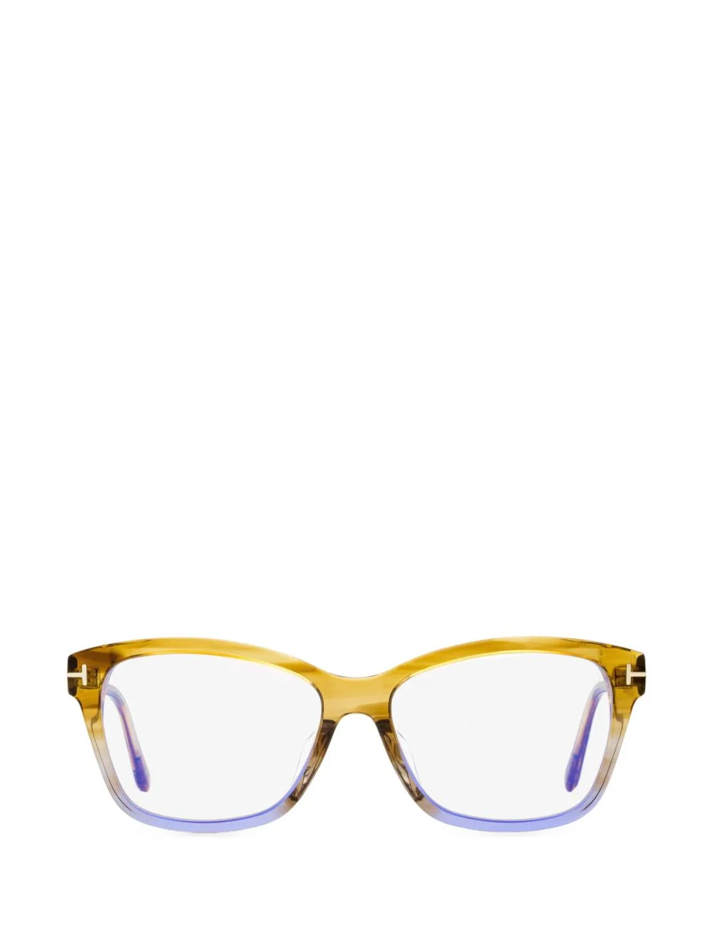 T-Logo Rectangular-Frame Glasses by TOM FORD Eyewear
