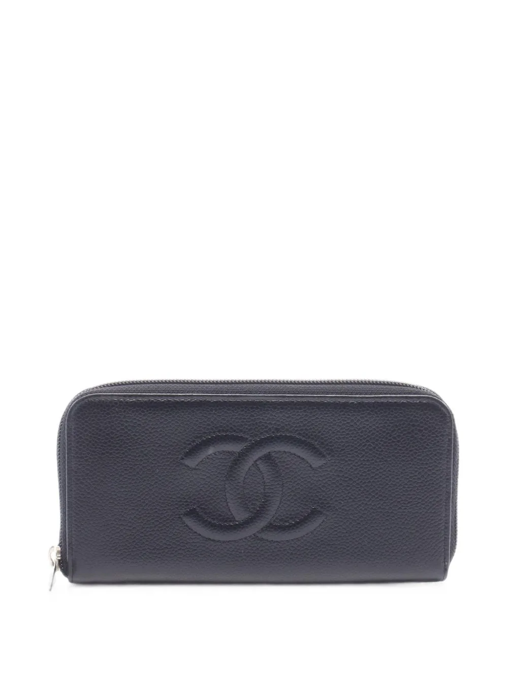 2006-2008 Coco Mark Zip-Around Wallet by CHANEL Pre-Owned