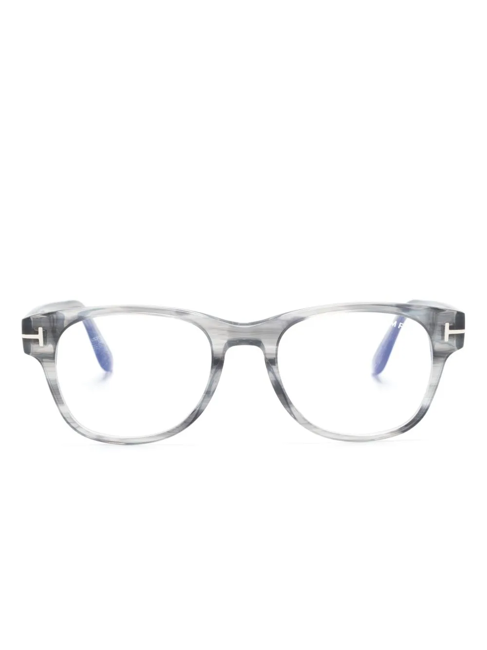 FT5898B Logo-Engraved Round-Frame Glasses by TOM FORD Eyewear