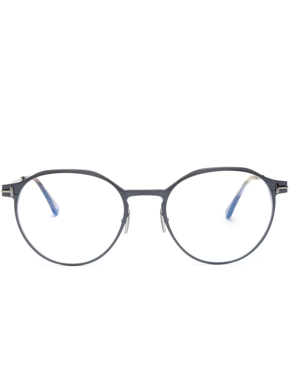 Round-Frame Clear-Lenses Glasses by TOM FORD Eyewear