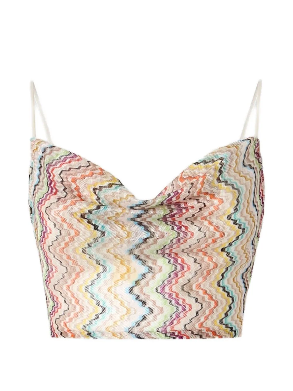 Printed Scarf-Style Top by Missoni