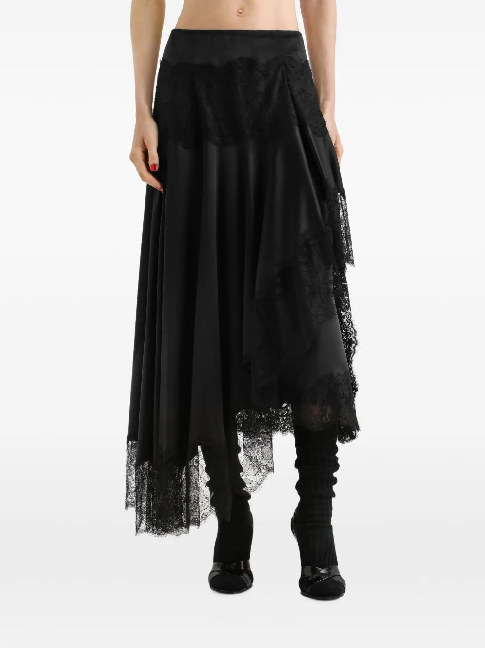 Silk-Satin Skirt by Dolce & Gabbana