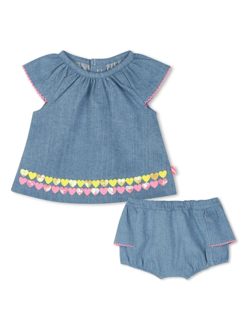 Heart-Print Tunic Set (set of Two) by Billieblush