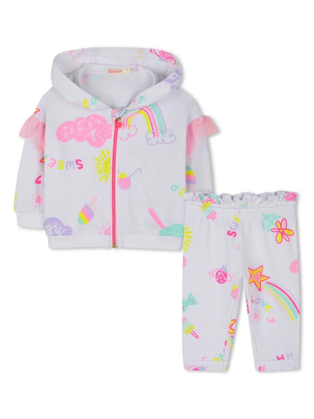 Illustration-Print Tracksuit Set (set of Two) by Billieblush