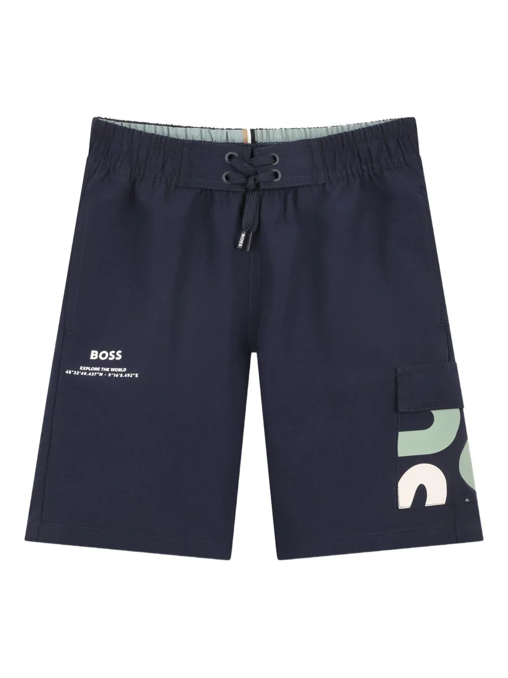 Drawstring Swim Shorts by BOSS Kidswear
