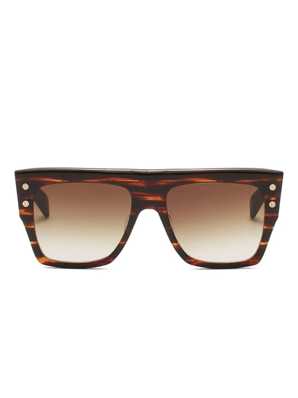 Studded Square-Frame Sunglasses by Balmain Eyewear