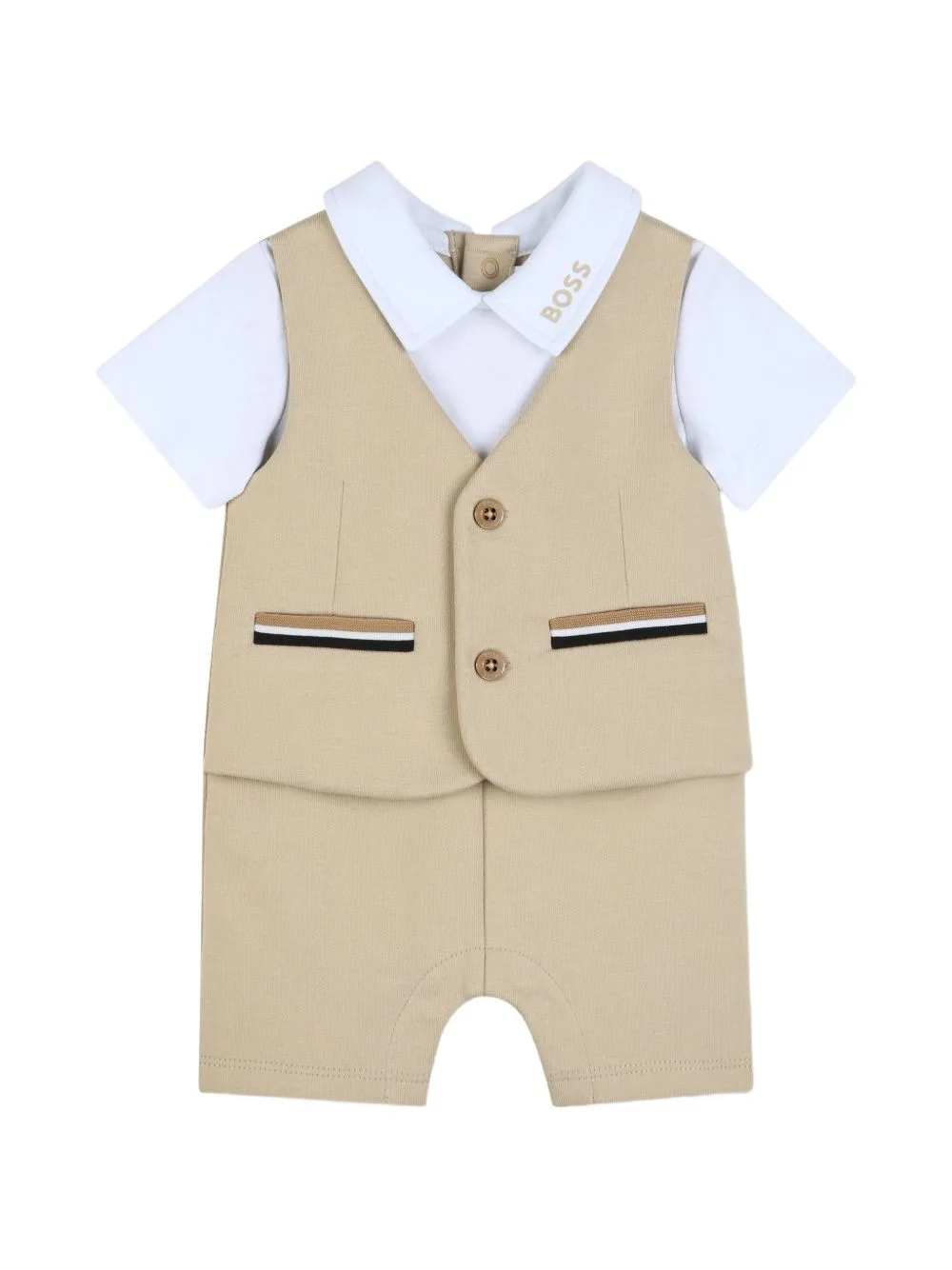 Pocket Button Swimsuit by BOSS Kidswear