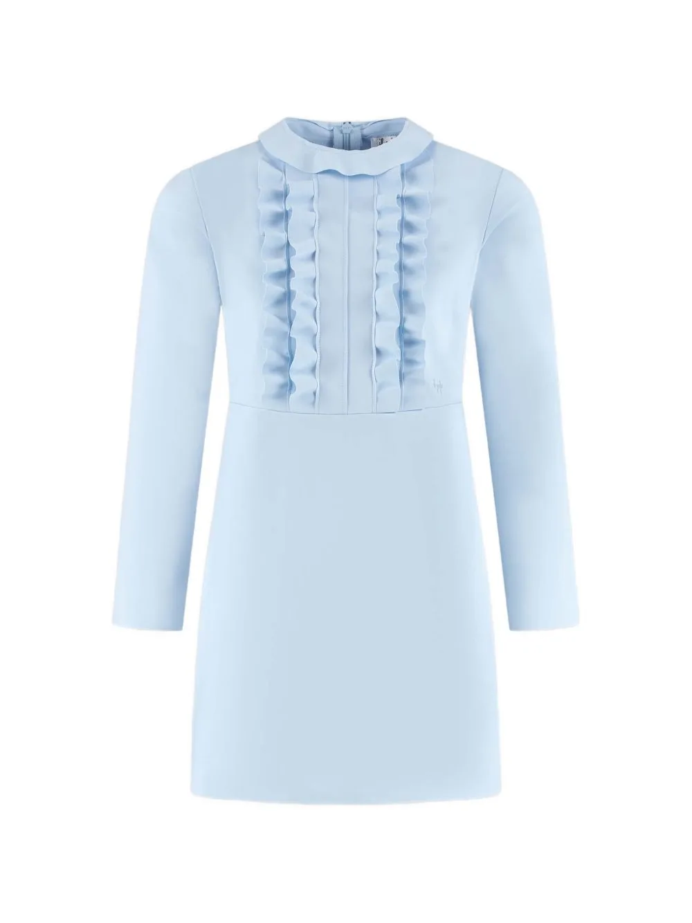 Ruffled Long-Sleeve Dress by Il Gufo