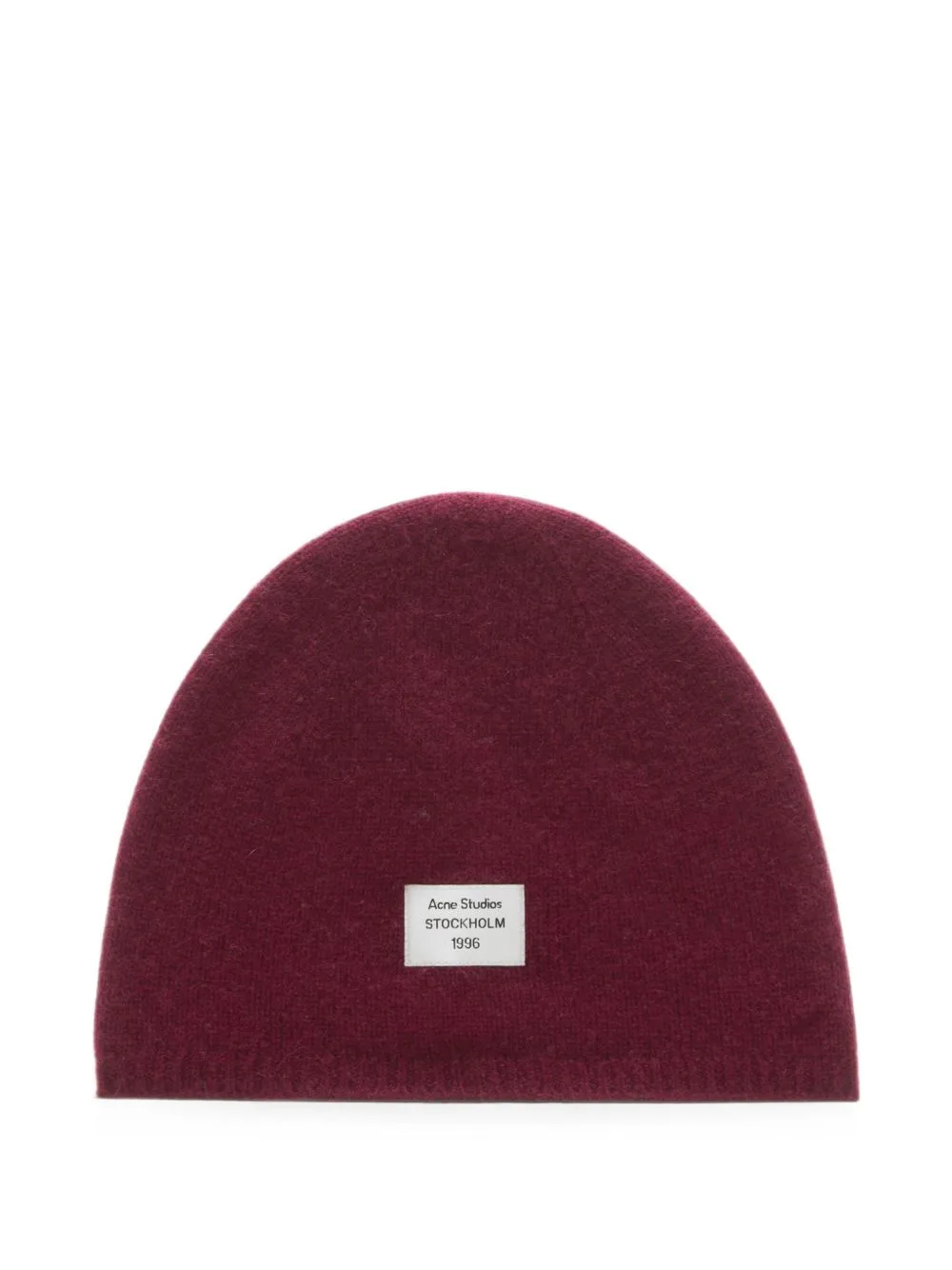Cashmere Beanie with Logo by Acne Studios