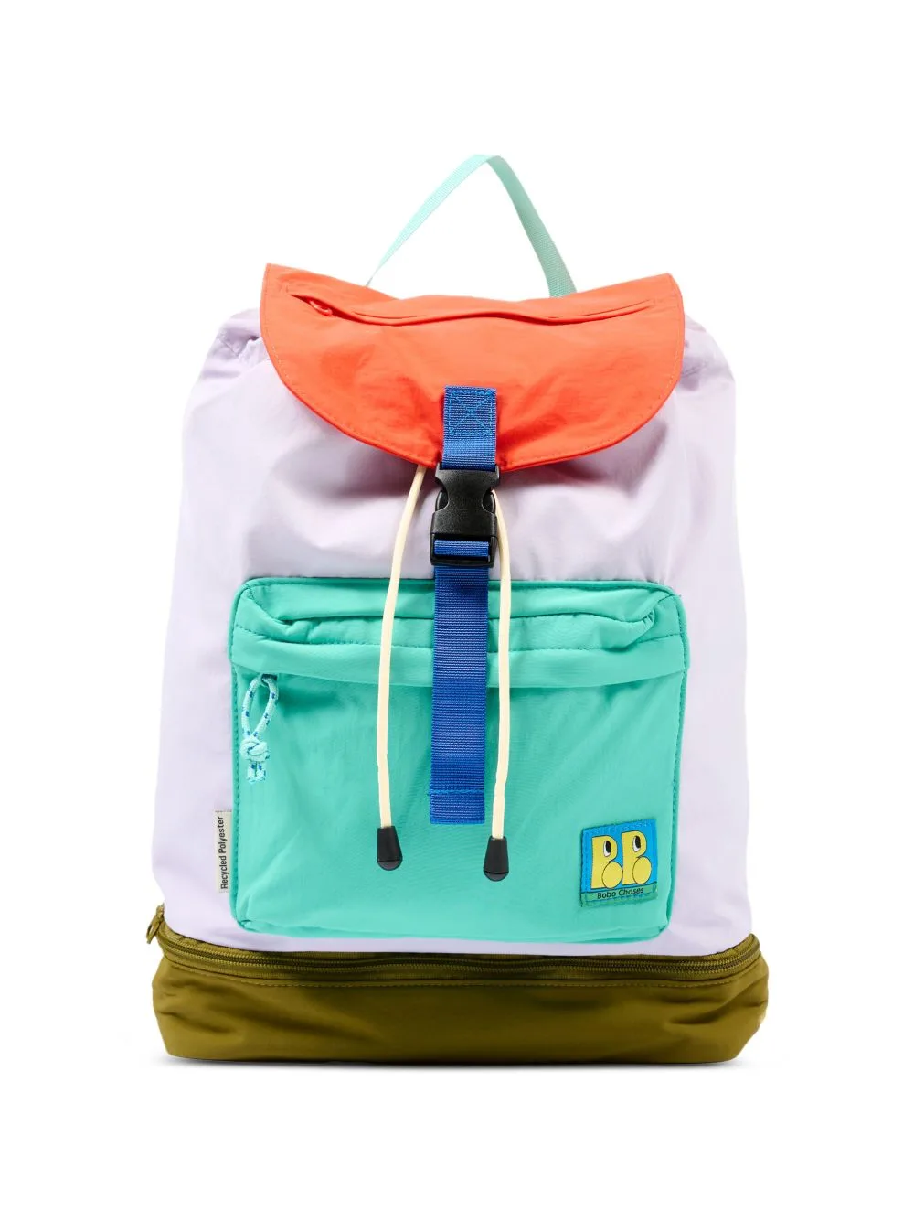 Booo Bo Colour-Block Buckle-Fastening Backpack by Bobo Choses