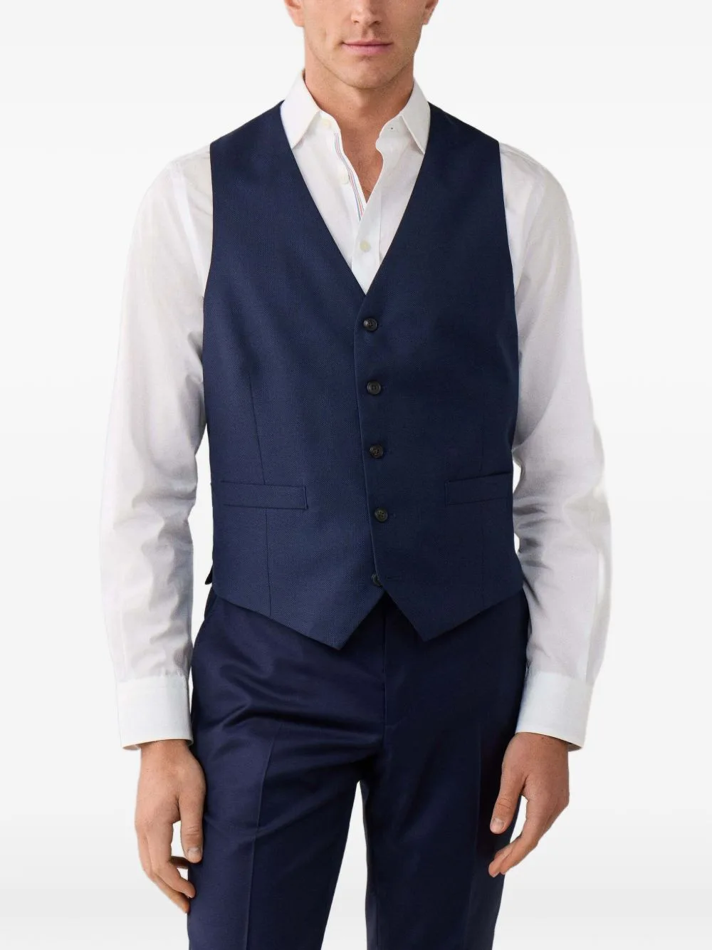 V-Neck Waistcoat by Hackett London
