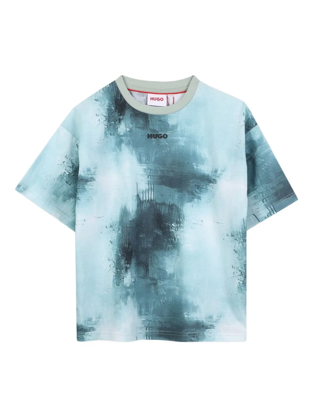 Abstract Print T-Shirt by HUGO KIDS
