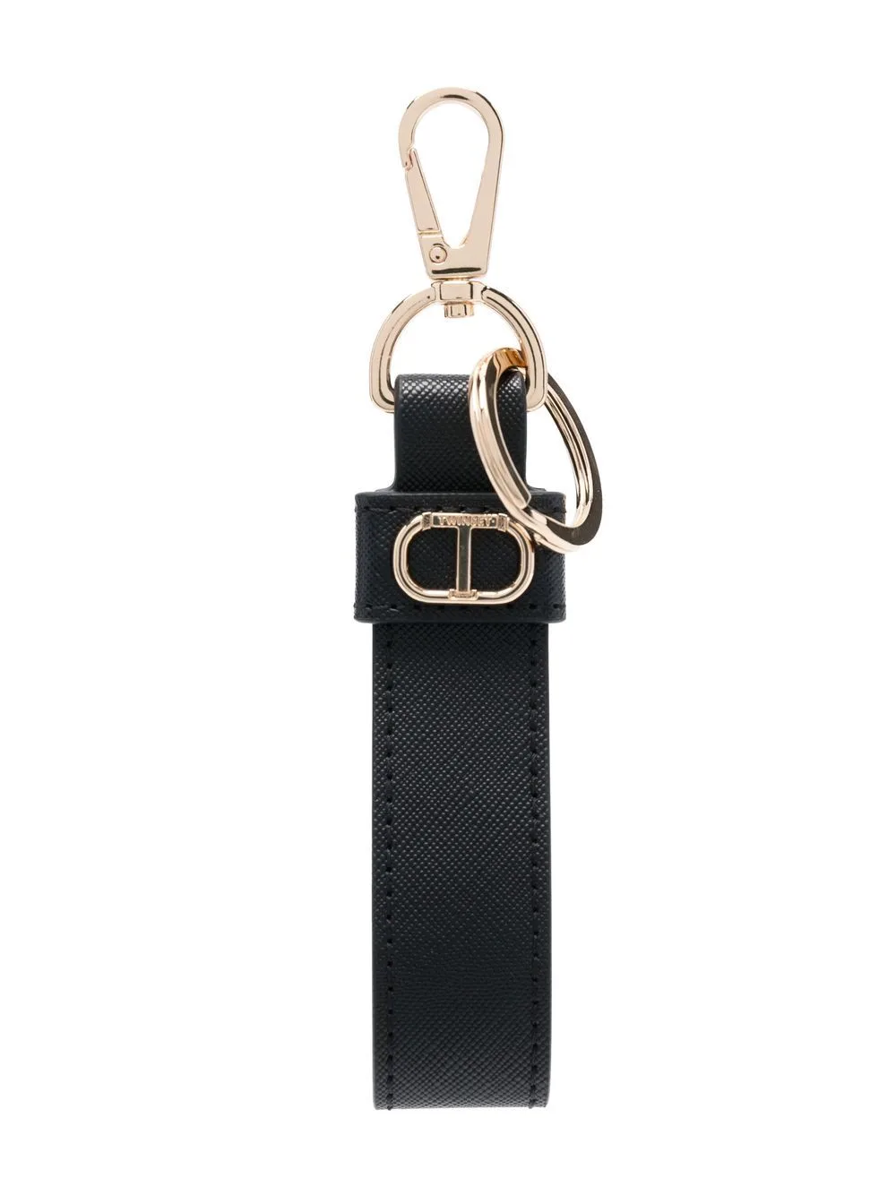 Logo-Plaque Keyring by TWINSET