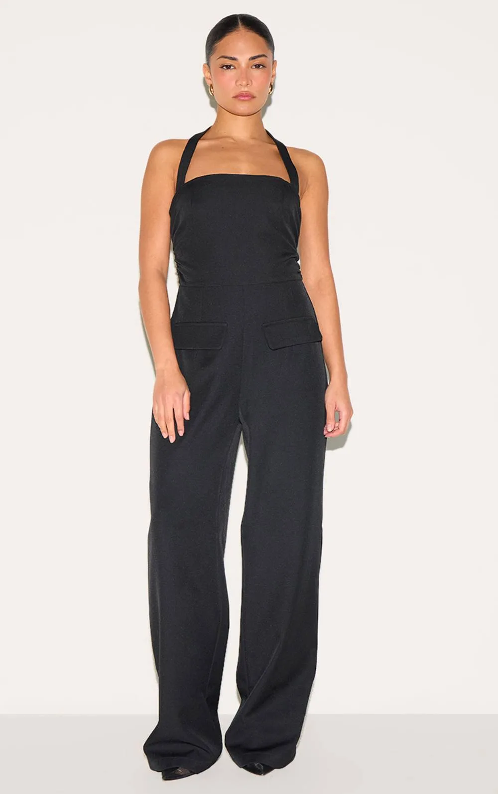 Tailored Wide Leg Jumpsuit by PrettyLittleThing