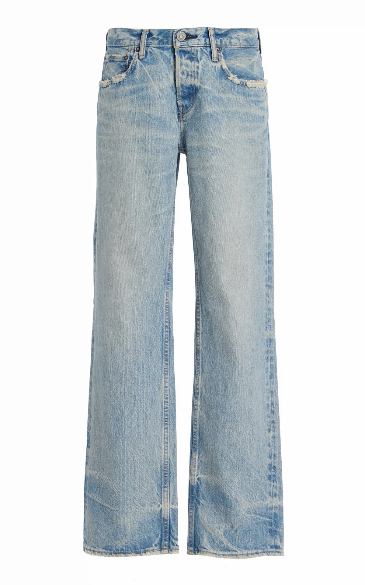 Wildwood Rigid Low-Rise Straight-Leg Jeans by MOUSSY VINTAGE