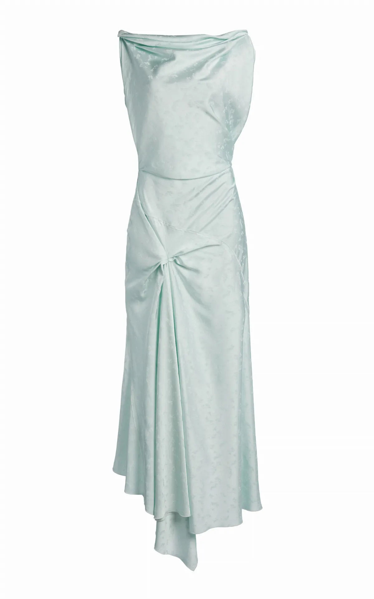 Posy Twist-Detail Midi Dress