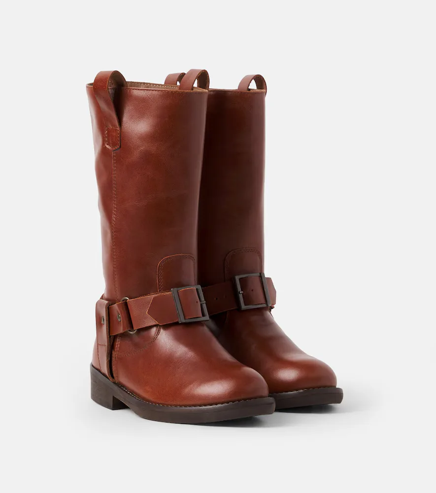 Bottes En Cuir à Clous by PePe