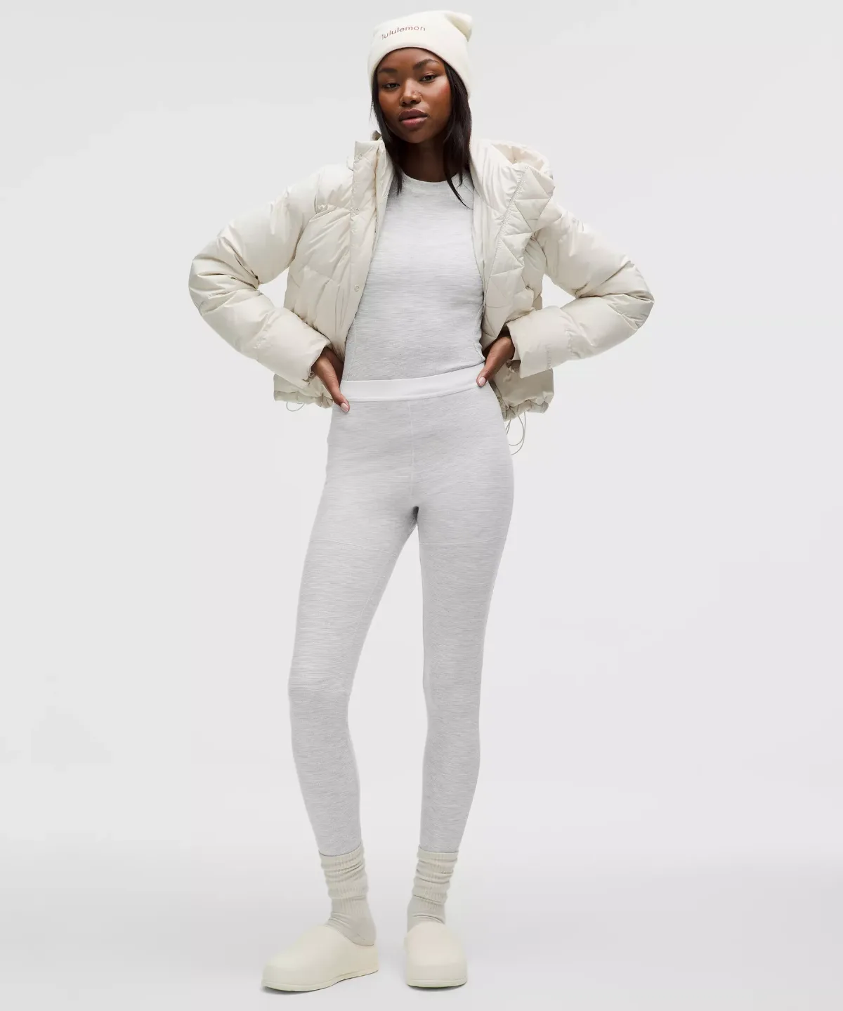 Waffle-Knit High-Rise Base Layer Tight 28" by lululemon