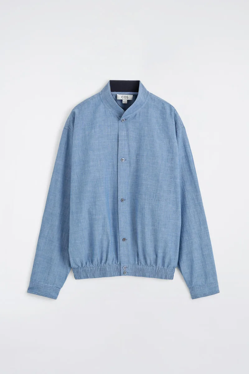 Bomber-Style Denim Shirt by COS