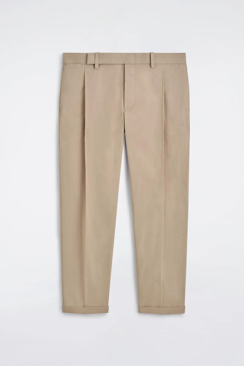 Cotton Regular-Fit Straight-Leg Pants by COS
