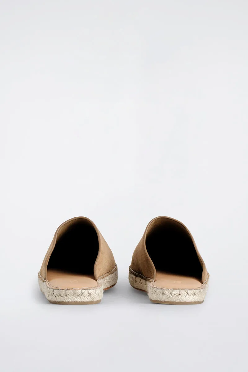 Split Suede Espadrille Mules by COS