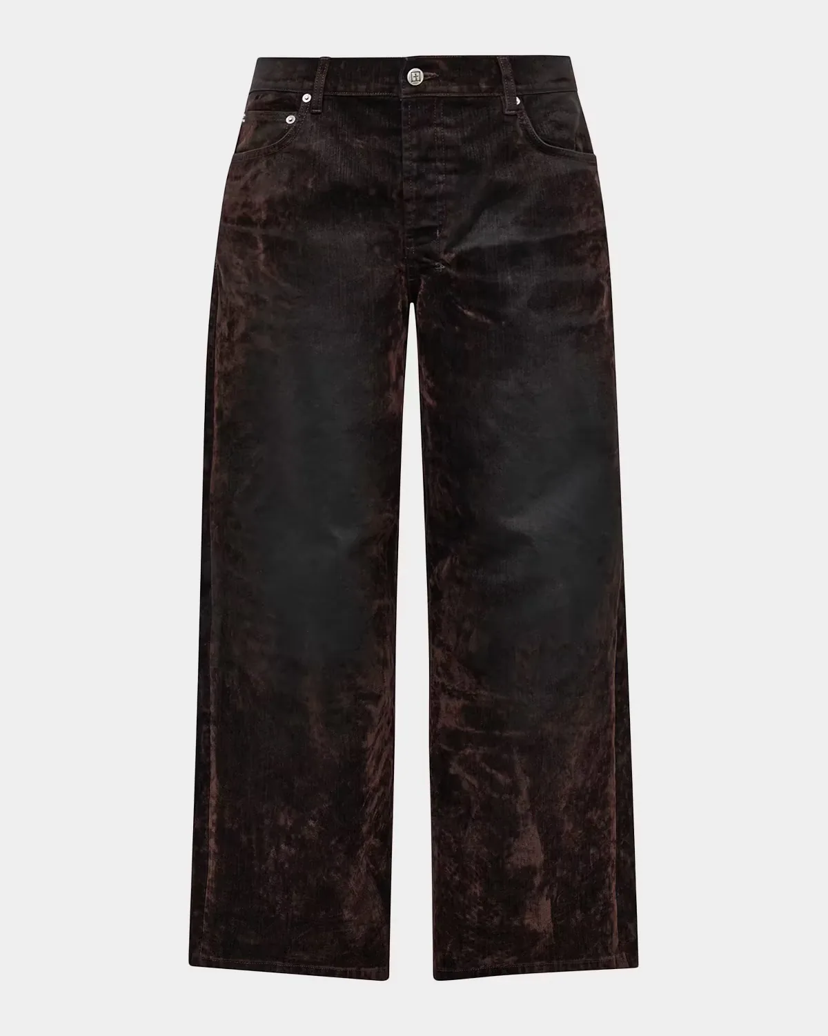 Maxx Brown Denim Straight-Leg Jeans by Ksubi