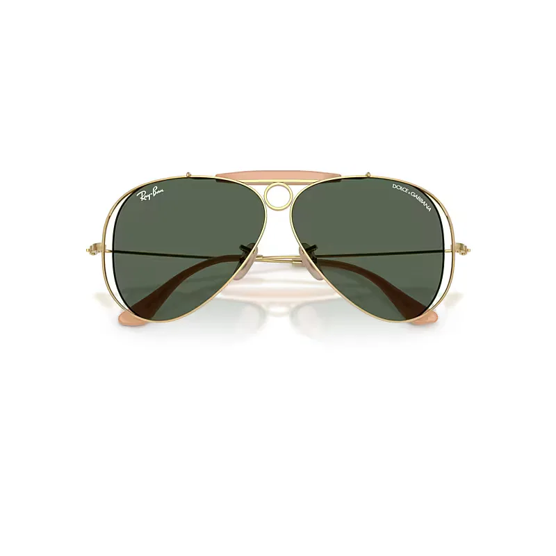 The Shooter by Dolce&Gabbana Sunglasses Green Lenses by Ray-Ban