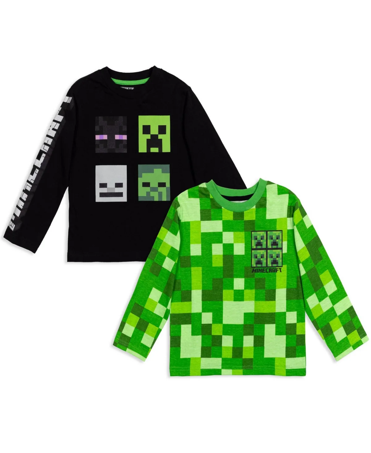 Mobs 2 Pack Long Sleeve Graphic T-Shirt by Minecraft