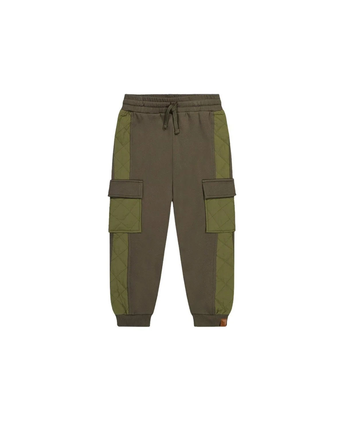 Fleece Bi-Material Sweatpants by Deux Par Deux