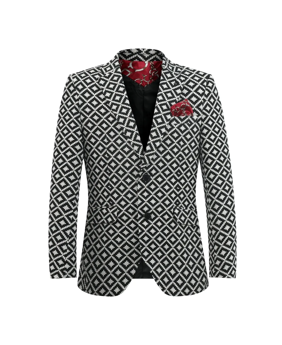 Postage Stamp Brocade Jacket by Elie Balleh