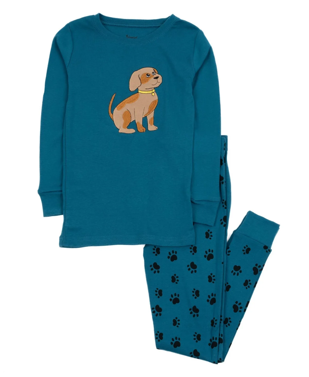Matching Family Two-Piece Cotton Long Sleeve Shirt and Pants Pajama Set - Animal and Nature Prints by Leveret