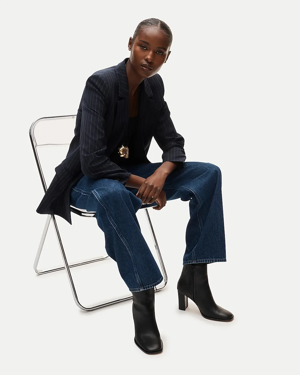 Carolyn Boots in Leather by J.Crew