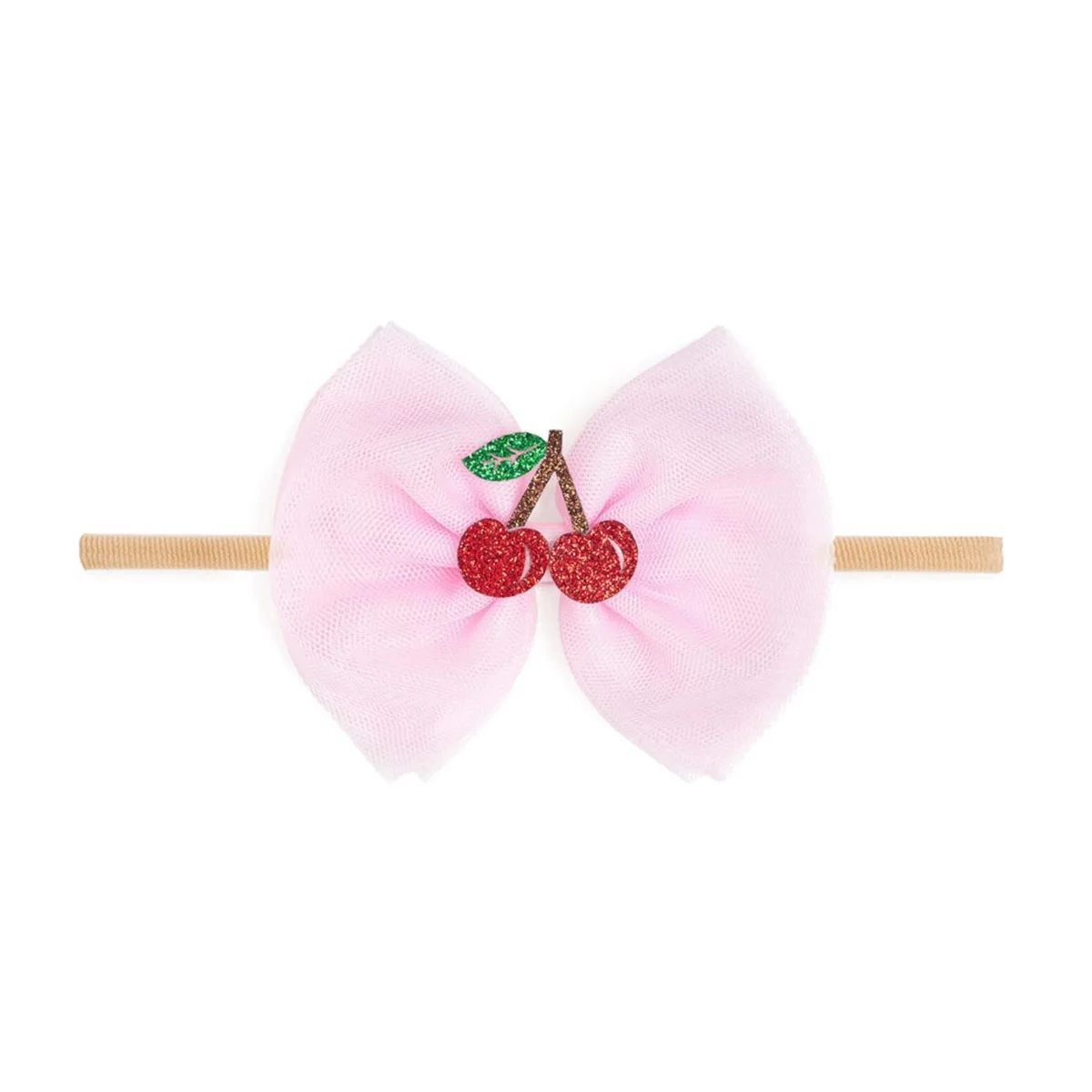 Cherry Tulle Bow Headband by Sweet Wink