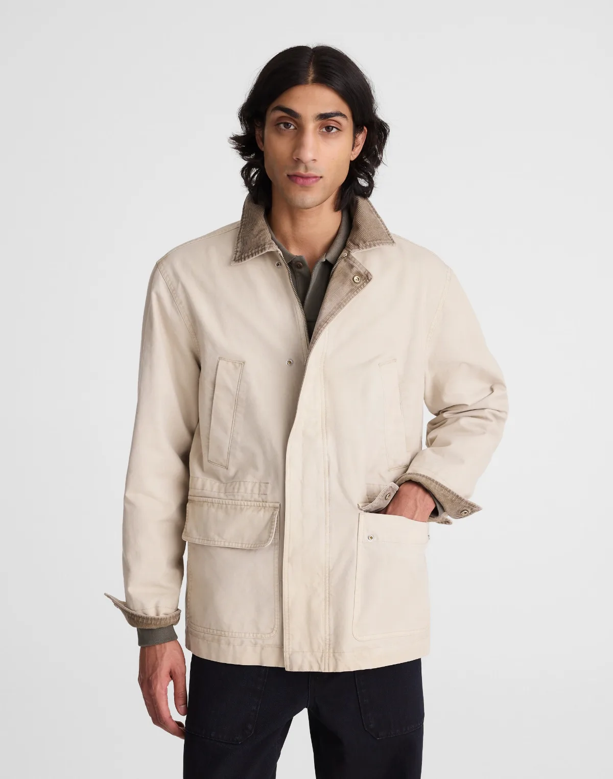 Field Jacket in Cotton Canvas by MW