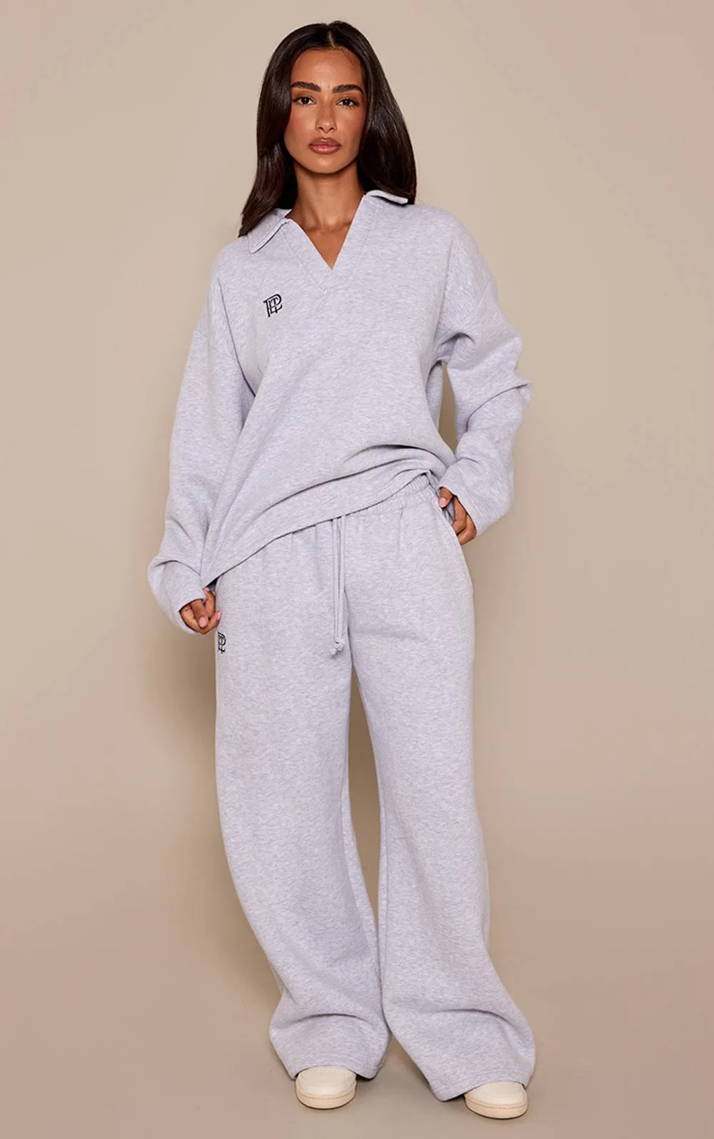 PLT Drawstring Wide Leg Joggers by PrettyLittleThing