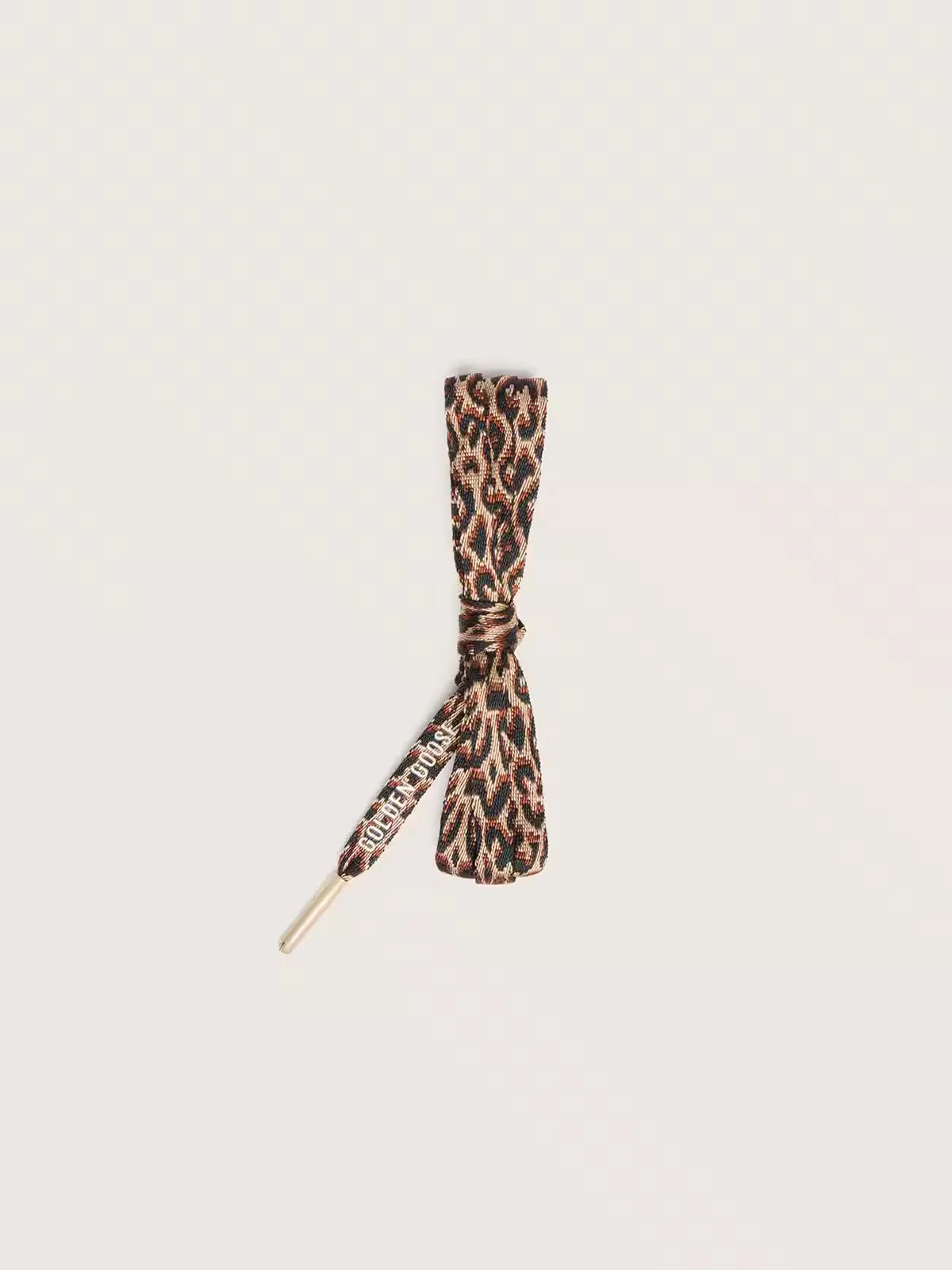 Jacquard Leopard-Print Laces by Golden Goose