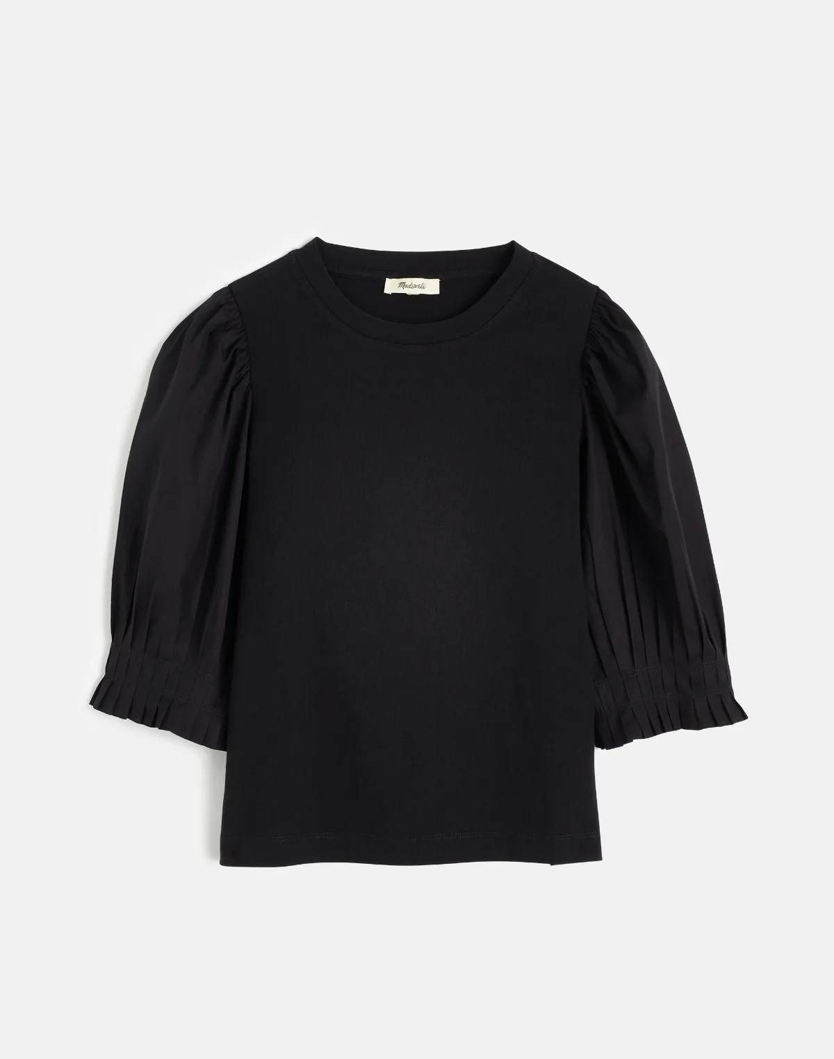 Puff-Sleeve Knit Top by MW